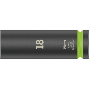 Удлинённая торцовая ударная головка 1/2″ 8790 C Impaktor 18 мм WERA 05004835001 Удлинённая торцовая ударная головка 1/2″ 8790 C Impaktor 18 мм WERA 05004835001