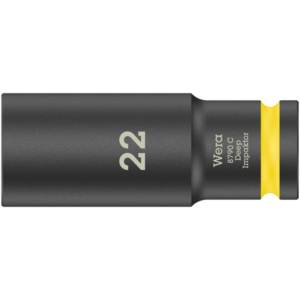 Удлинённая торцовая ударная головка 1/2″ 8790 C Impaktor 22 мм WERA 05004838001 Удлинённая торцовая ударная головка 1/2″ 8790 C Impaktor 22 мм WERA 05004838001