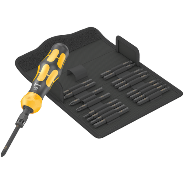Ударно-поворотная отвёртка с набором бит Kraftform Kompakt 900 Set 1, 19 предметов WERA 05018110001 Ударно-поворотная отвёртка с набором бит Kraftform Kompakt 900 Set 1, 19 предметов WERA 05018110001