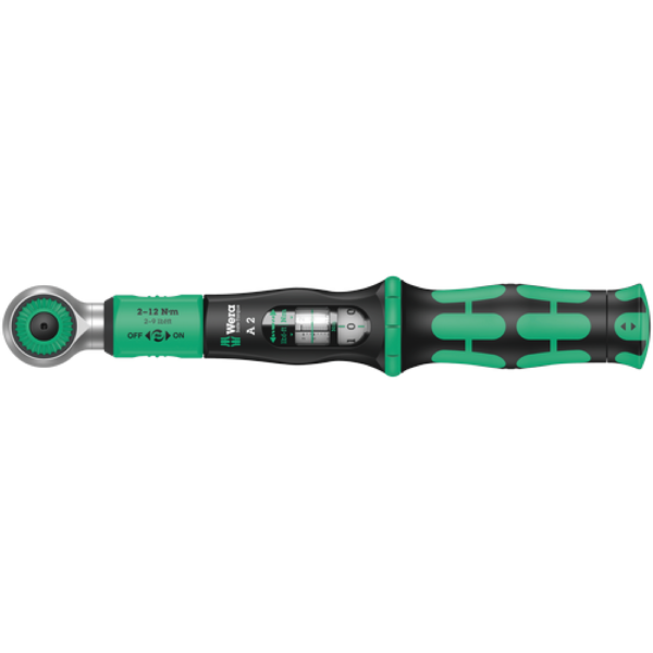 Динамометрический ключ Safe-Torque A 2, под биту, присоединительный шестигранник 1/4", 2-12 Нм WERA 05075801001 Динамометрический ключ Safe-Torque A 2, под биту, присоединительный шестигранник 1/4", 2-12 Нм WERA 05075801001