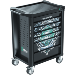 Инструментальная тележка 9700 Tool Rebel 94 предмета WERA 05150130001 Инструментальная тележка 9700 Tool Rebel 94 предмета WERA 05150130001