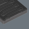 Ложемент набор отвёрточных головок Zyklop 3/8" B 1, 22 предмета WERA 05150113001