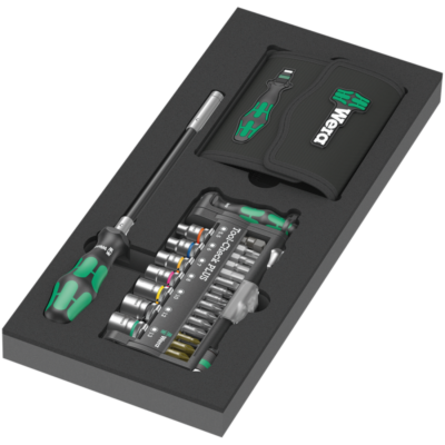 Ложемент набор Kraftform Kompakt и Tool-Check PLUS 1, 57 предметов WERA 05150150001