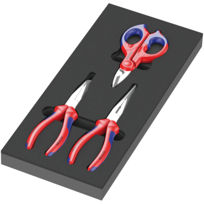 Ложемент набор инструментов KNIPEX 2, 3 предмета WERA 05150181001