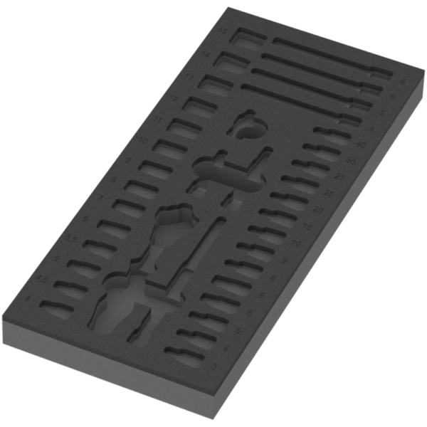 Ложемент набор 8000 A трещотка 1/4" Zyklop 1, неукомплектованный WERA 05137320001 Ложемент набор 8000 A трещотка 1/4" Zyklop 1, неукомплектованный WERA 05137320001