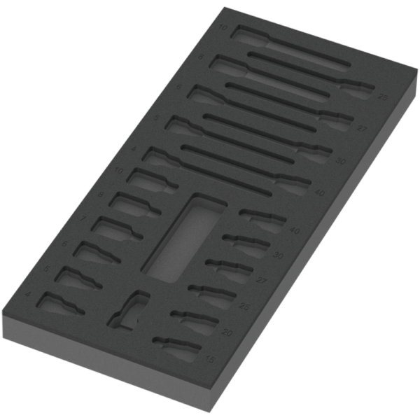 Ложемент набор отвёрточных головок 3/8" Zyklop B 1, неукомплектованный WERA 05137323001 Ложемент набор отвёрточных головок 3/8" Zyklop B 1, неукомплектованный WERA 05137323001