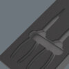 Ложемент набор инструментов KNIPEX 2, неукомплектованный WERA 05137381001 Ложемент набор инструментов KNIPEX 2, неукомплектованный WERA 05137381001