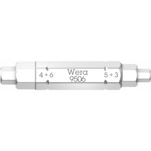 Бита "4в1" 9506 SB, HEX 3; 4; 5; 6 mm x 37 мм WERA 05073201001 Бита "4в1" 9506 SB, HEX 3; 4; 5; 6 mm x 37 мм WERA 05073201001