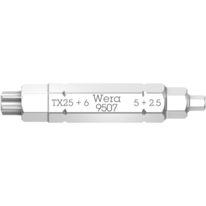 Бита «4в1» 9507 SB, HEX 2,5; 5; 6 mm x TX 25 х 37 мм WERA 05073202001 Бита «4в1» 9507 SB, HEX 2,5; 5; 6 mm x TX 25 х 37 мм WERA 05073202001