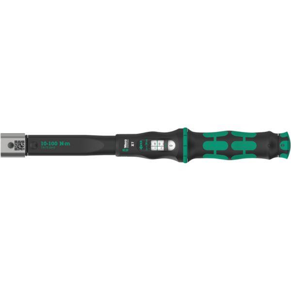 Динамометрический ключ Click-Torque X 7 для сменных инструментов, 10-100 Нм WERA 05075657001 Динамометрический ключ Click-Torque X 7 для сменных инструментов, 10-100 Нм WERA 05075657001