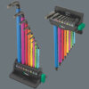Набор Г-образных ключей 950/9 Hex-Plus Multicolour 3, метрические размеры, BlackLaser, 10 предметов WERA 05133165001 Набор Г-образных ключей 950/9 Hex-Plus Multicolour 3, метрические размеры, BlackLaser, 10 предметов WERA 05133165001