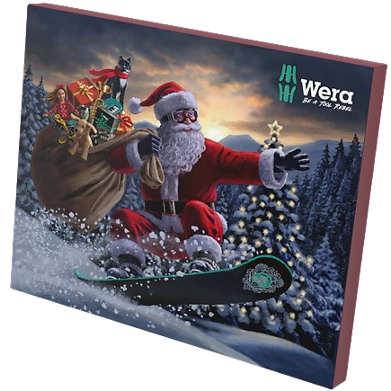 Рождественский календарь Wera 2024, 25 предметов, ЛИМИТИРОВАННАЯ СЕРИЯ Wera 05136609001 Рождественский календарь Wera 2024, 25 предметов, ЛИМИТИРОВАННАЯ СЕРИЯ Wera 05136609001